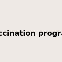 vaccination program是什么意思