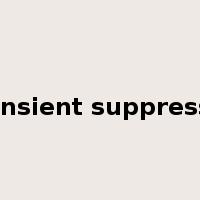 transient suppressor是什么意思