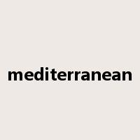 mediterranean是什么意思