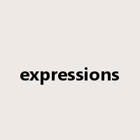 expressions是什么意思