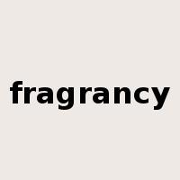 fragrancy是什么意思