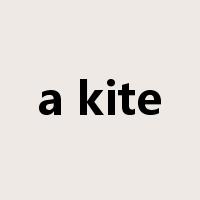 a kite是什么意思