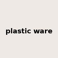 plastic ware