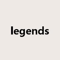 legends是什么意思