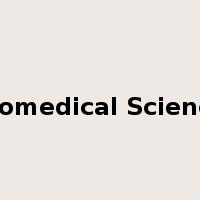 Biomedical Science是什么意思