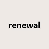 renewal是什么意思