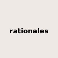 rationales