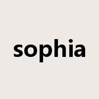 sophia是什么意思