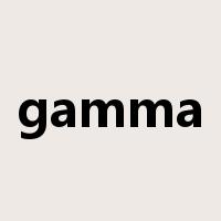 gamma是什么意思