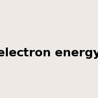 electron energy