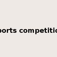 sports competition是什么意思