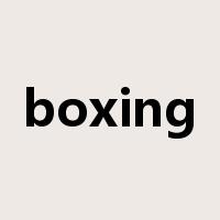 boxing是什么意思