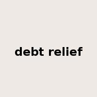 debt relief是什么意思