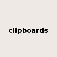 clipboards是什么意思