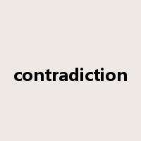 contradiction是什么意思