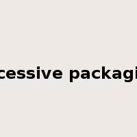 excessive packaging是什么意思