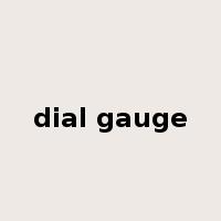 dial gauge是什么意思