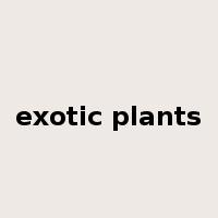 exotic plants是什么意思