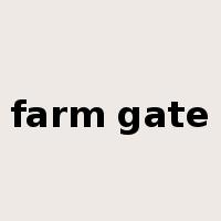 farm gate