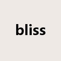 bliss是什么意思