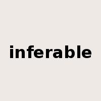 inferable