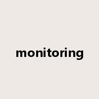 monitoring是什么意思