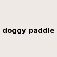 doggy paddle