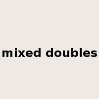 mixed doubles