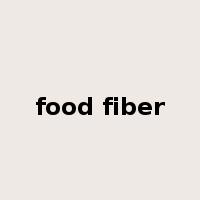 food fiber是什么意思