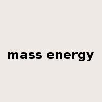 mass energy是什么意思