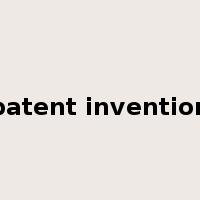 patent invention是什么意思