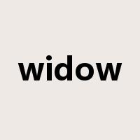 widow