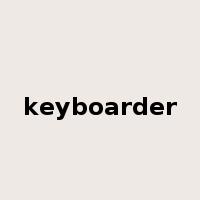 keyboarder是什么意思