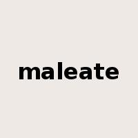 maleate是什么意思