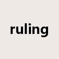 ruling