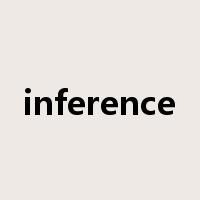 inference是什么意思