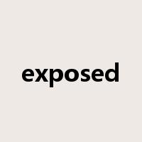 exposed是什么意思