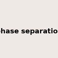 phase separation是什么意思