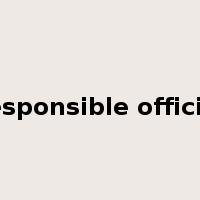 responsible official是什么意思