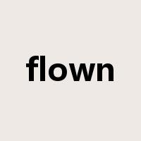 flown是什么意思