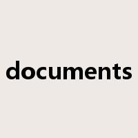 documents是什么意思