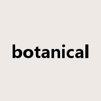 botanical是什么意思