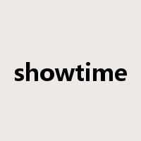 showtime是什么意思