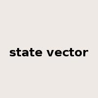 state vector