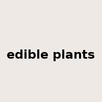 edible plants是什么意思