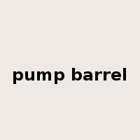 pump barrel是什么意思