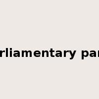 parliamentary party是什么意思