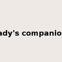 lady's companion是什么意思