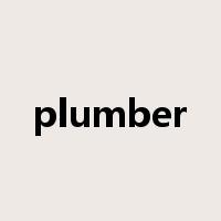 plumber是什么意思