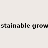 sustainable growth是什么意思